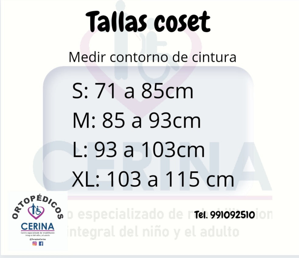 Faja Semirígida Dorsolumbar con Varillas de Aluminio