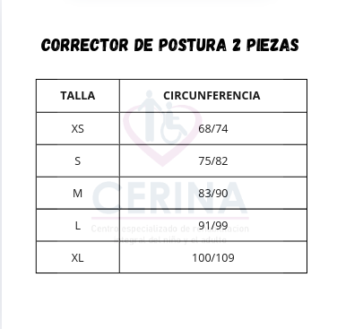 Corrector Postural 2 Piezas
