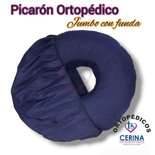 Cojín Picarón Ortopédico Jumbo Con Funda