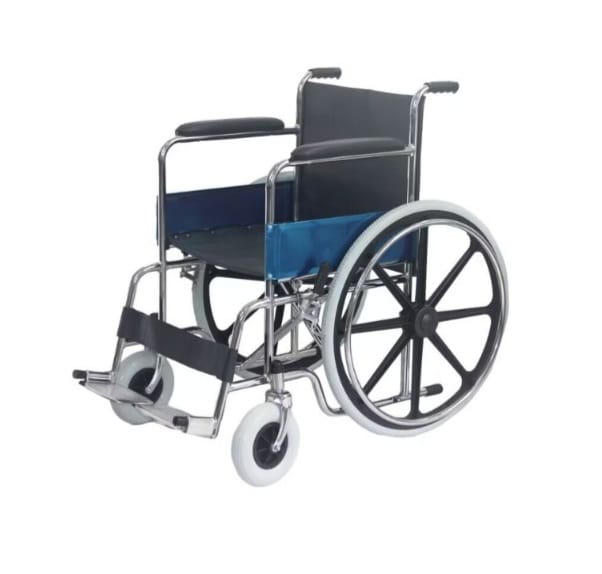 Silla de Ruedas Importadas PVC Llanta PU Lona Negra