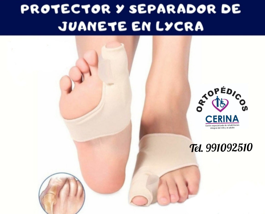 Separador con Protector de Juanete Con Gel y Lycra