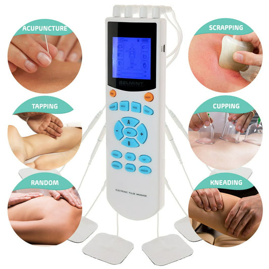 Electroterapia Tens Masajeador 4 Canales Belmint