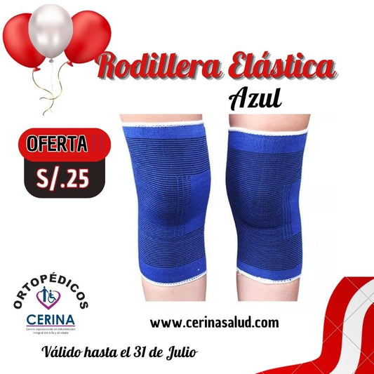 Rodillera Elastica Azul