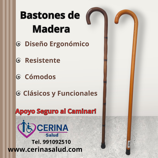 Bastón de Madera Mango J