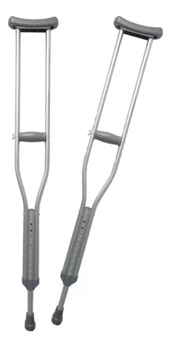 Muletas de Aluminio con Apoyo Axilar