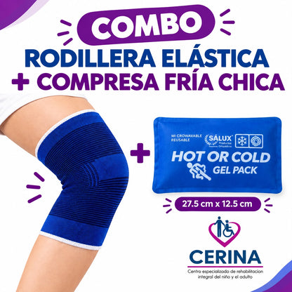 Pack Rodillera + Compresa de Gel Anticongeltante 27.5 x 12.5