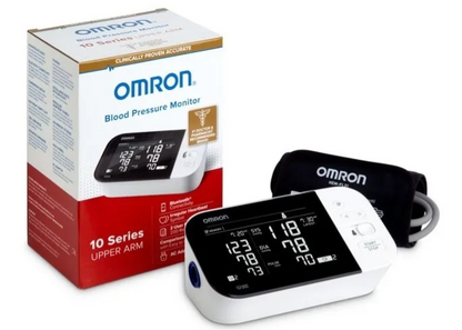 Tensiometro - Monitor de Presión Arterial OMRON Serie 10 con Bluetooth y Pantalla Dual