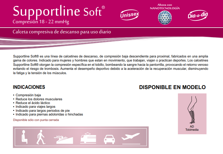 Supportline Soft 18-22 MMHG