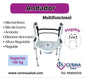 Andador- Silla de baño-Ducha Sanitario - 4 en 1