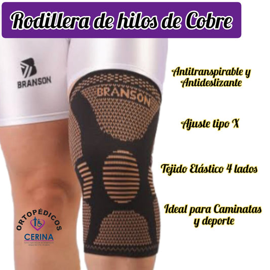 Rodillera Hilos de Cobre Cooper