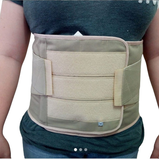 Faja Semirígida Lumbo Sacra Con Varillas de Aluminio