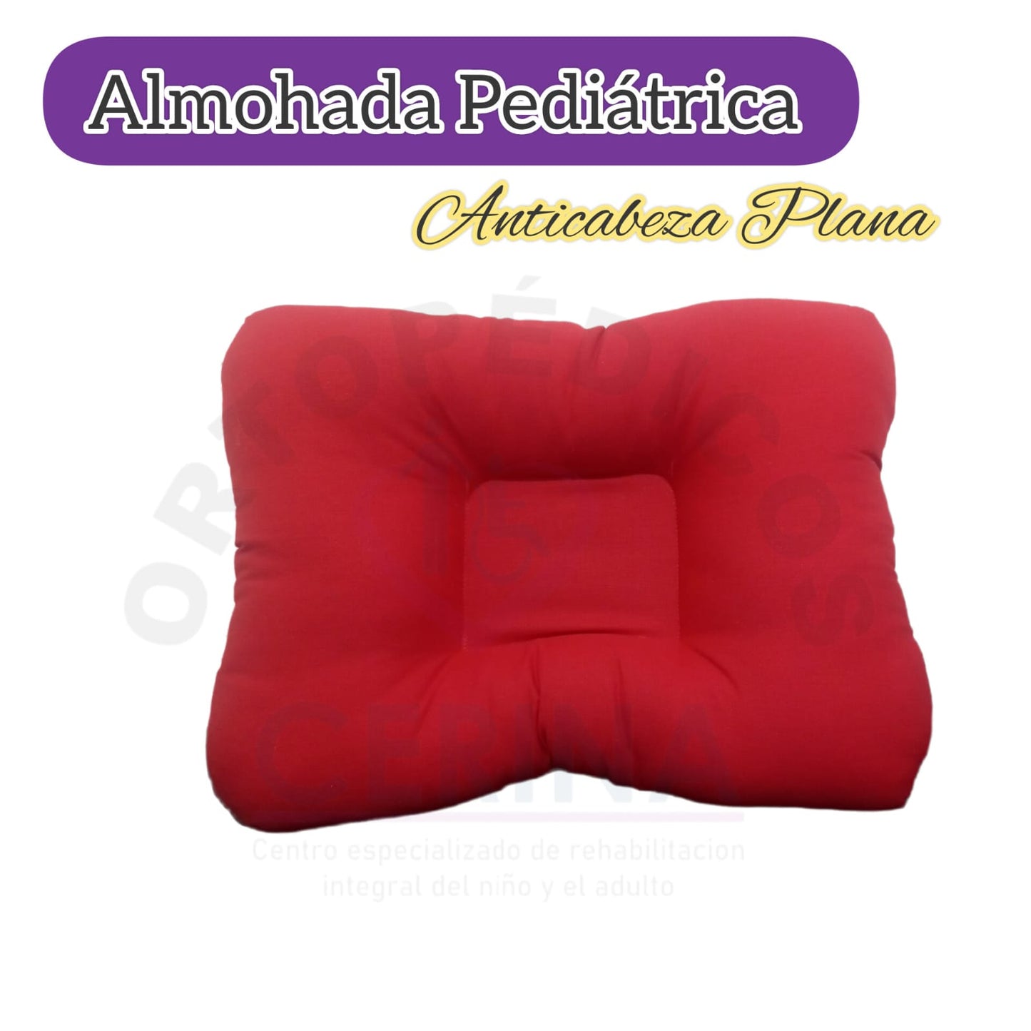 Almohada Pediátrica para Cabeza Plana