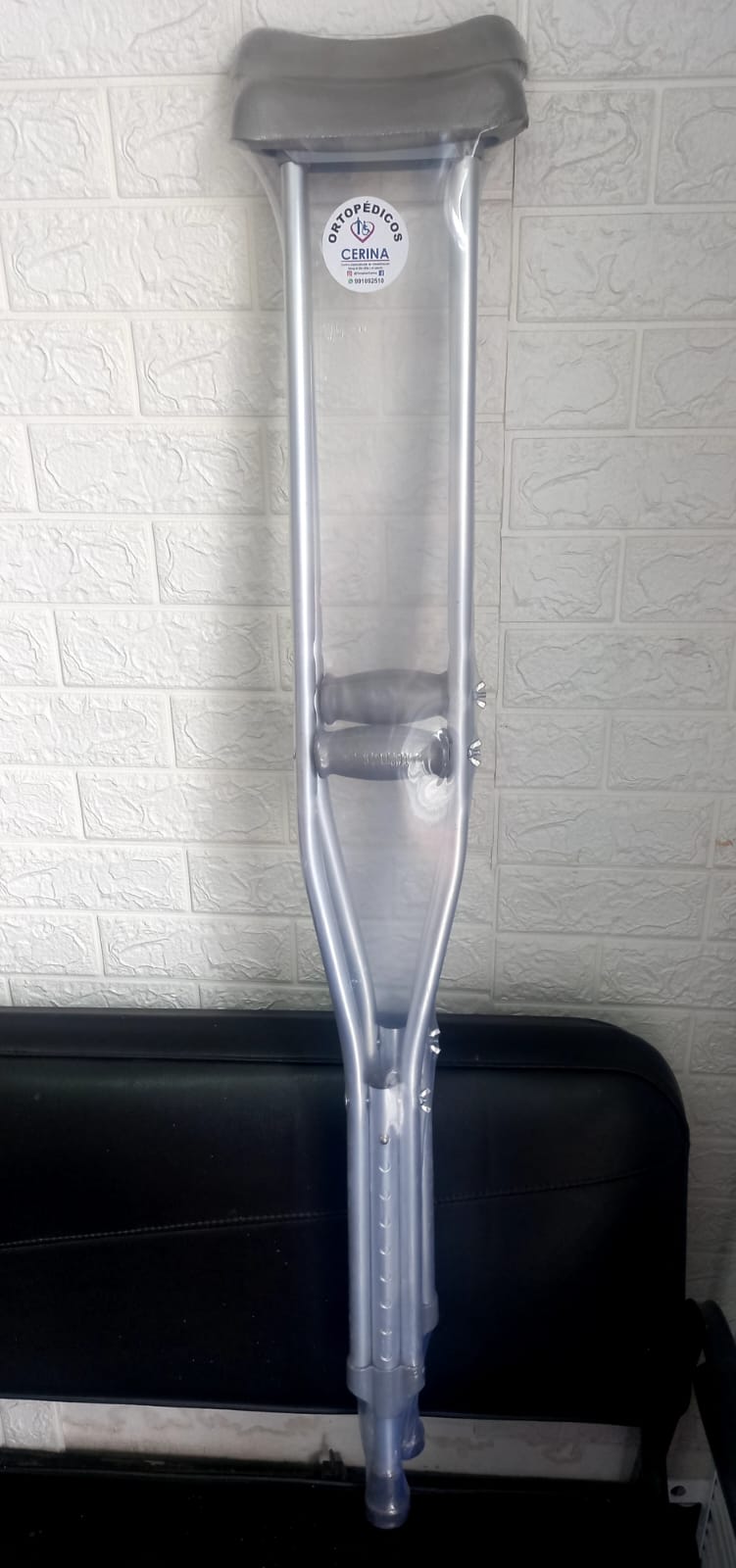 Muletas de Aluminio con Apoyo Axilar