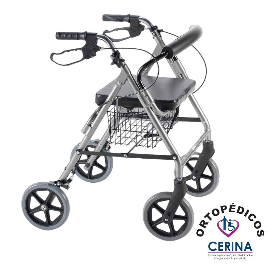 Andador con Canastilla y Asiento