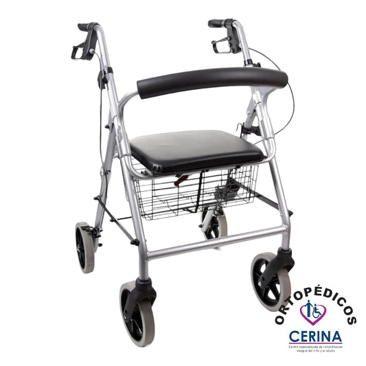 Andador con Canastilla y Asiento
