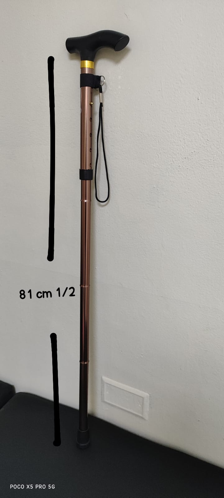 Bastón Plegable de 1 Punta