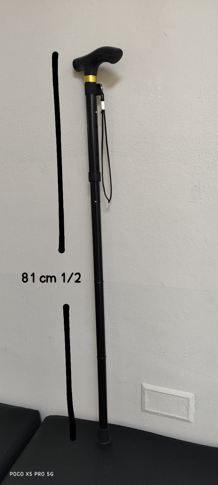 Bastón Plegable de 1 Punta