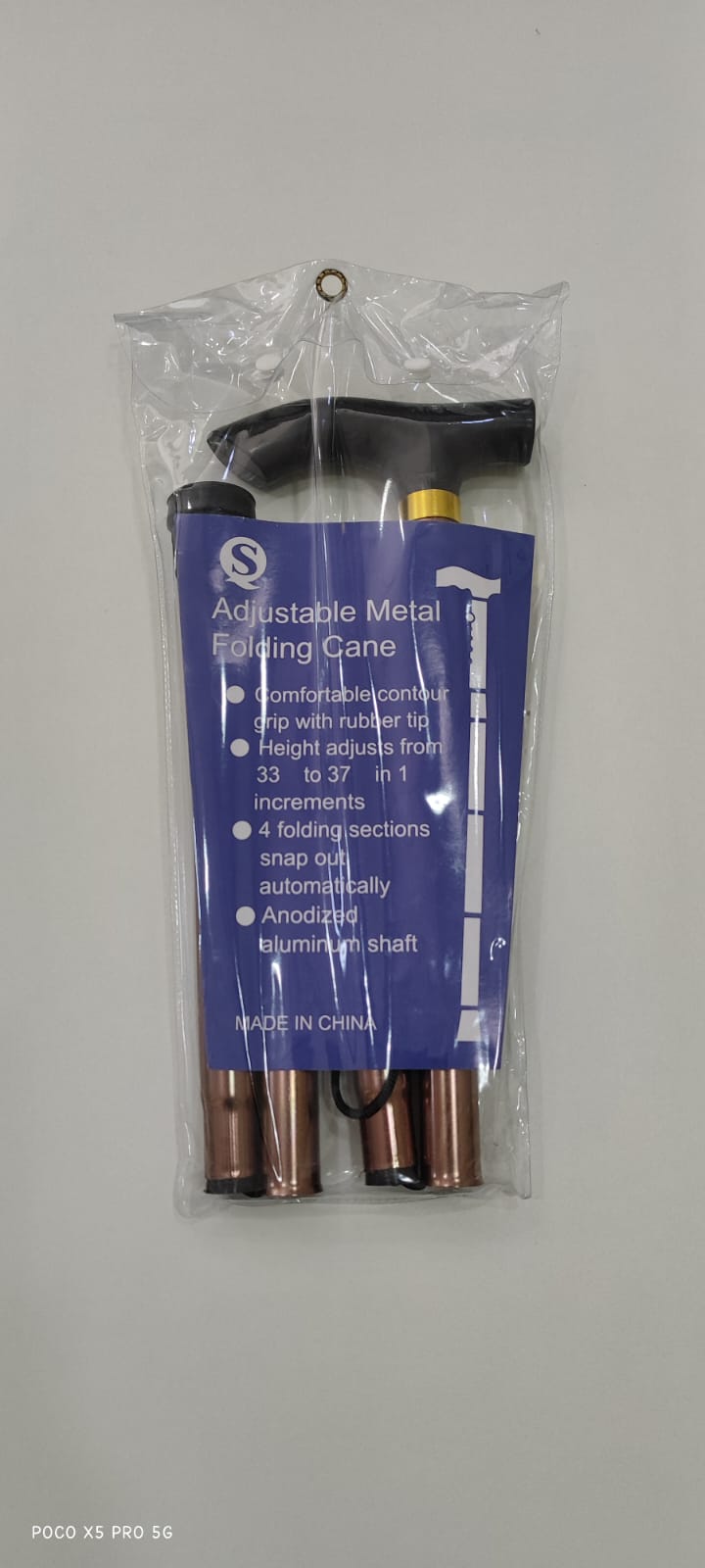 Bastón Plegable de 1 Punta