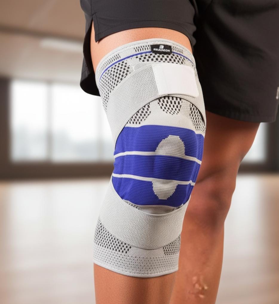 Rodillera con Gel y Varillas laterales Doble Ajuste