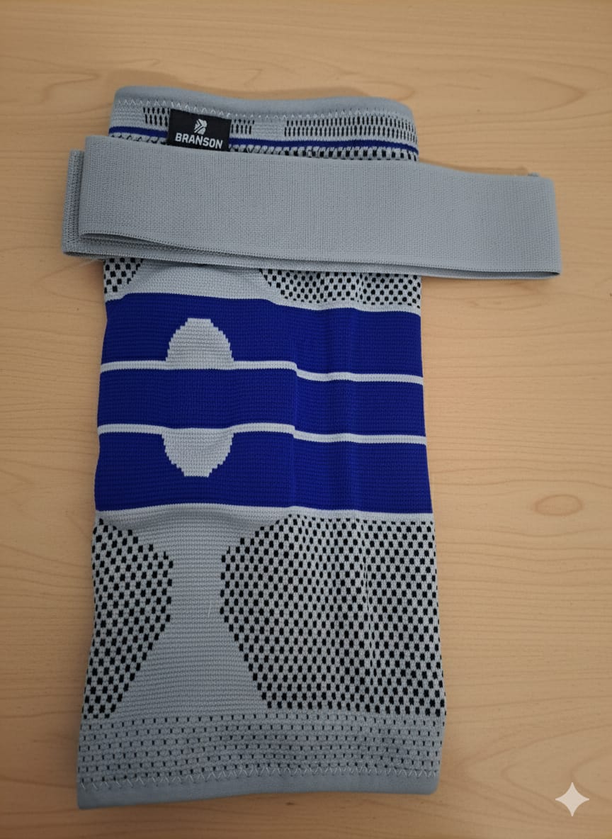 Rodillera con Gel y Varillas laterales Doble Ajuste