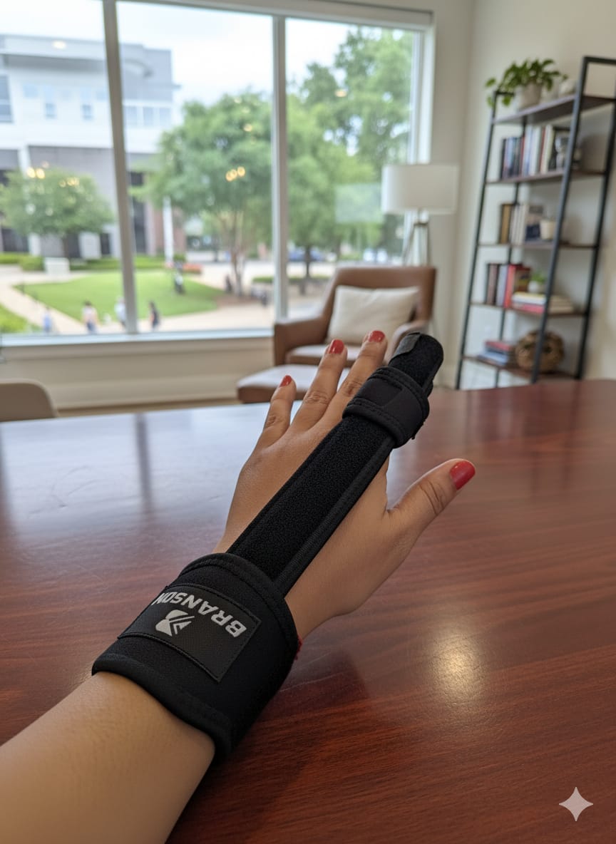 Inmovilizador de dedos con Férula de Aluminio