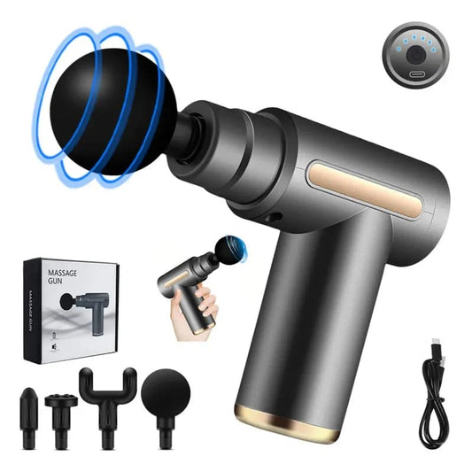 Pistola Masajeadora Inalámbrica con 6 velocidades/ Massage Gun