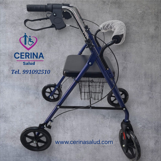 Andador con Canastilla y Asiento