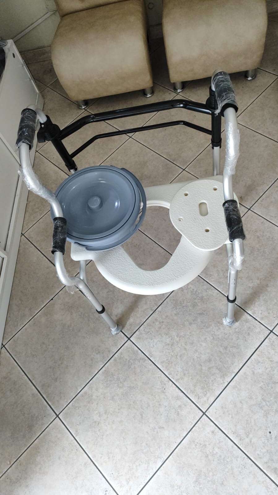 Silla de baño-Ducha Sanitario - 4 en 1