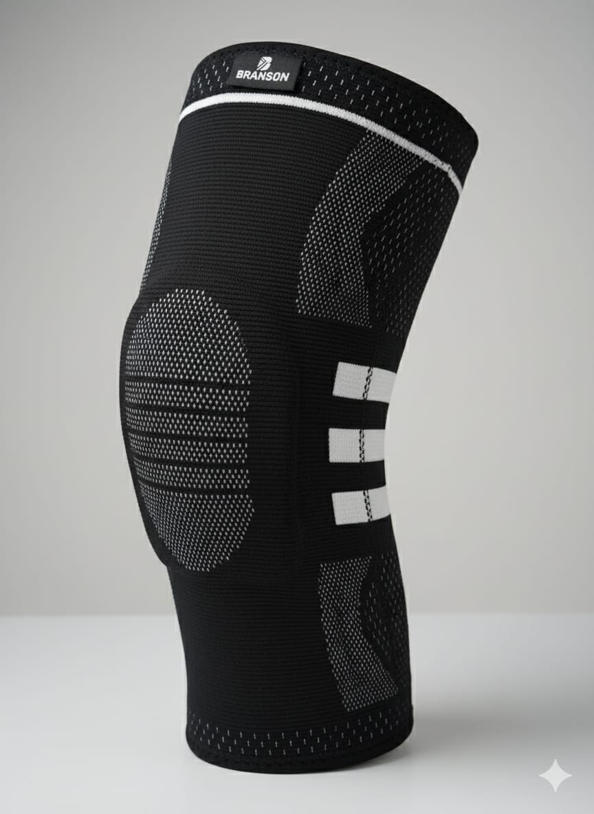 Rodillera Elástica con Gel y Varillas Laterales