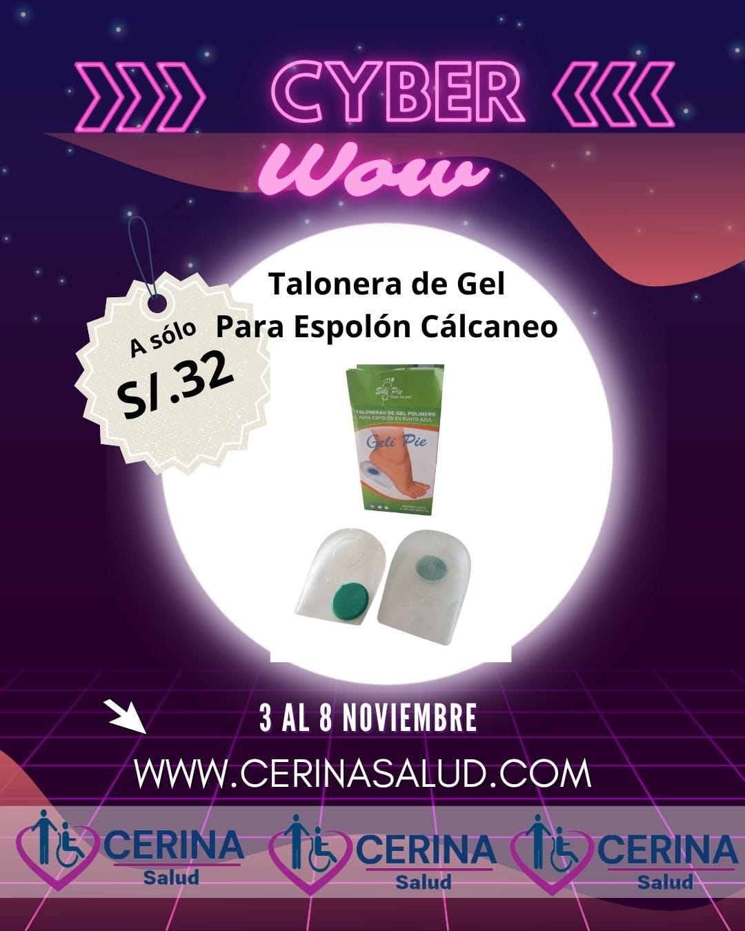 Taloneras de Gel Polimero