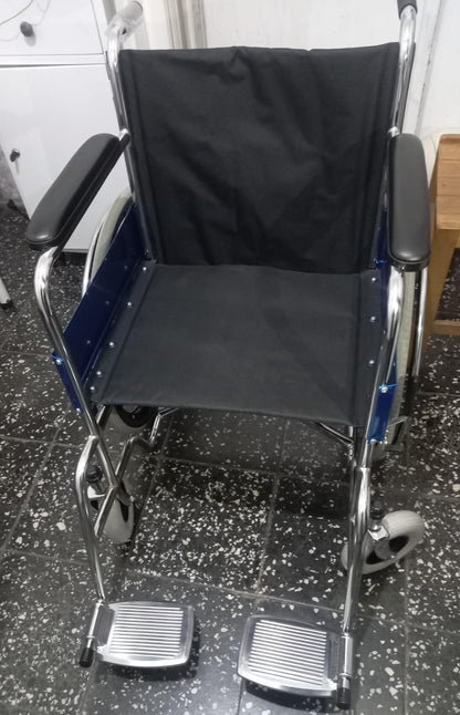 Silla de Ruedas Importadas PVC Llanta PU Lona Negra