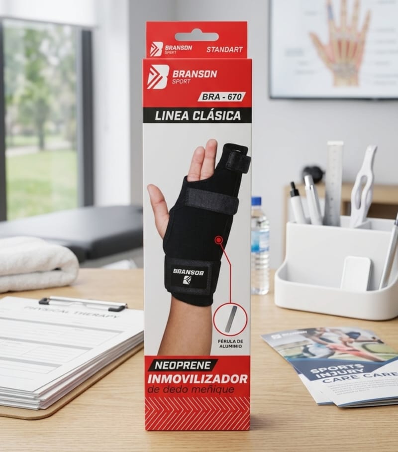 Inmovilizador de dedo meñique clásico.