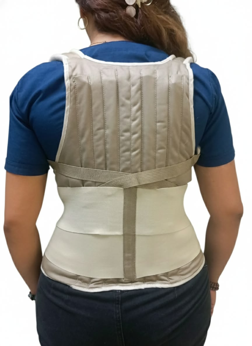 Faja Semirígida Dorsolumbar con Varillas de Aluminio