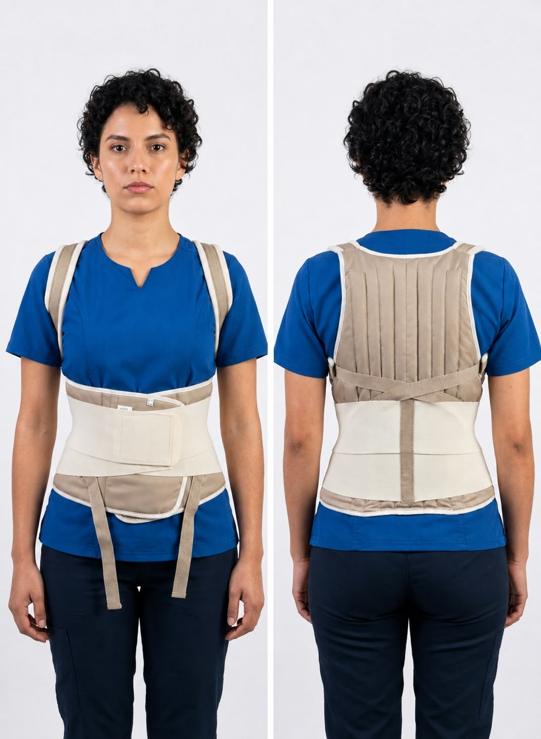 Faja Semirígida Dorsolumbar con Varillas de Aluminio
