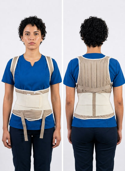 Faja Semirígida Dorsolumbar con Varillas de Aluminio