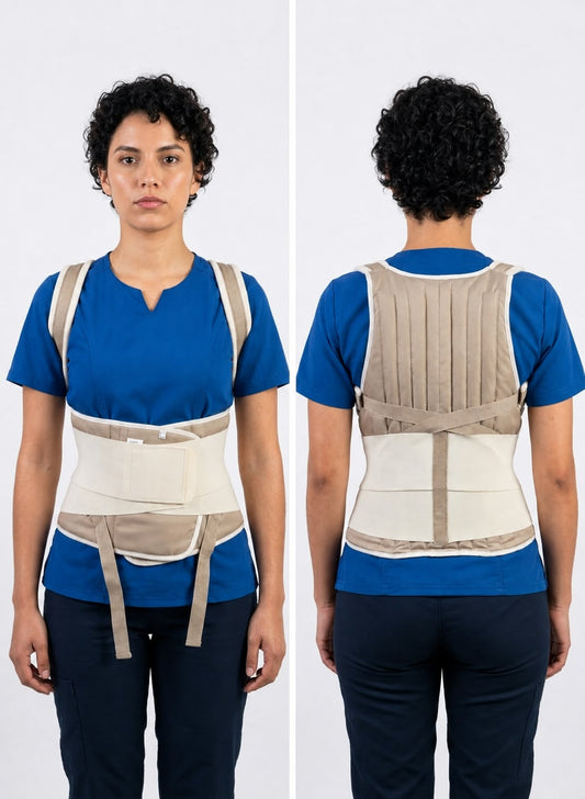 Faja Semirígida Dorsolumbar con Varillas de Aluminio