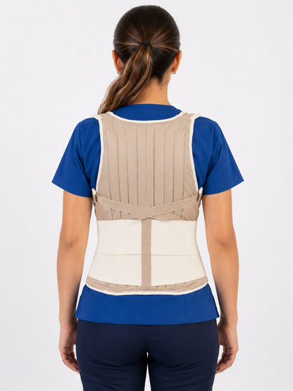 Faja Semirígida Dorsolumbar con Varillas de Aluminio