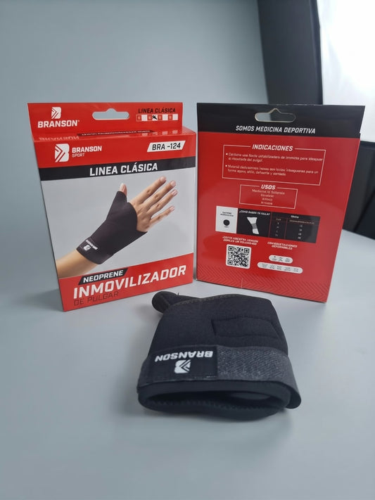 Inmovilizador de Pulgar con Férula de Aluminio