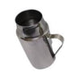 Papagayo urinario masculino de acero inoxidable, 1 litro