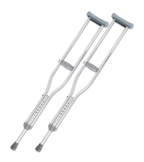 Muletas de Aluminio con Apoyo Axilar