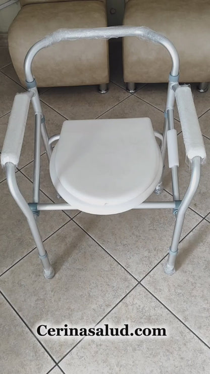 Silla de baño- Sanitario - sin rueda Portátil