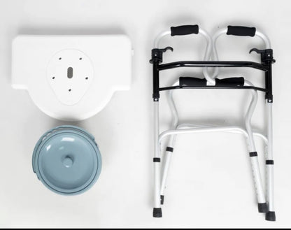 Andador- Silla de baño/Ducha -Sanitario - 4 en 1