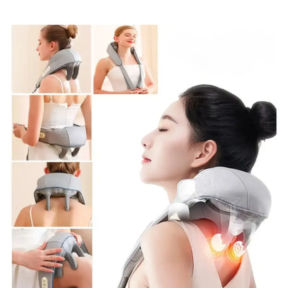 Masajeador para Cuello y Hombros -Espalda - Piernas con  Infrarrojo