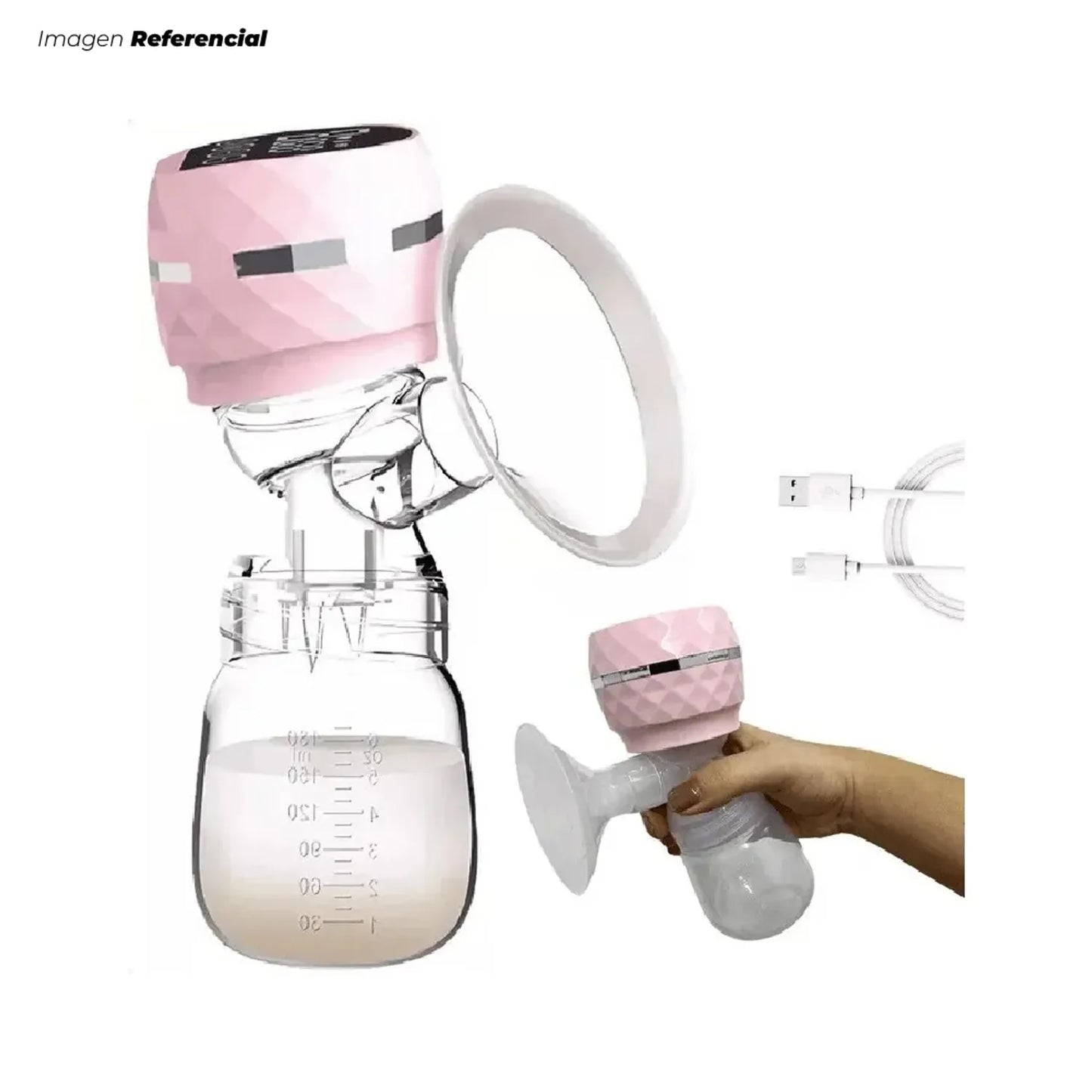 Extractor de Leche Materna Eléctrico Portátil y Recargable
